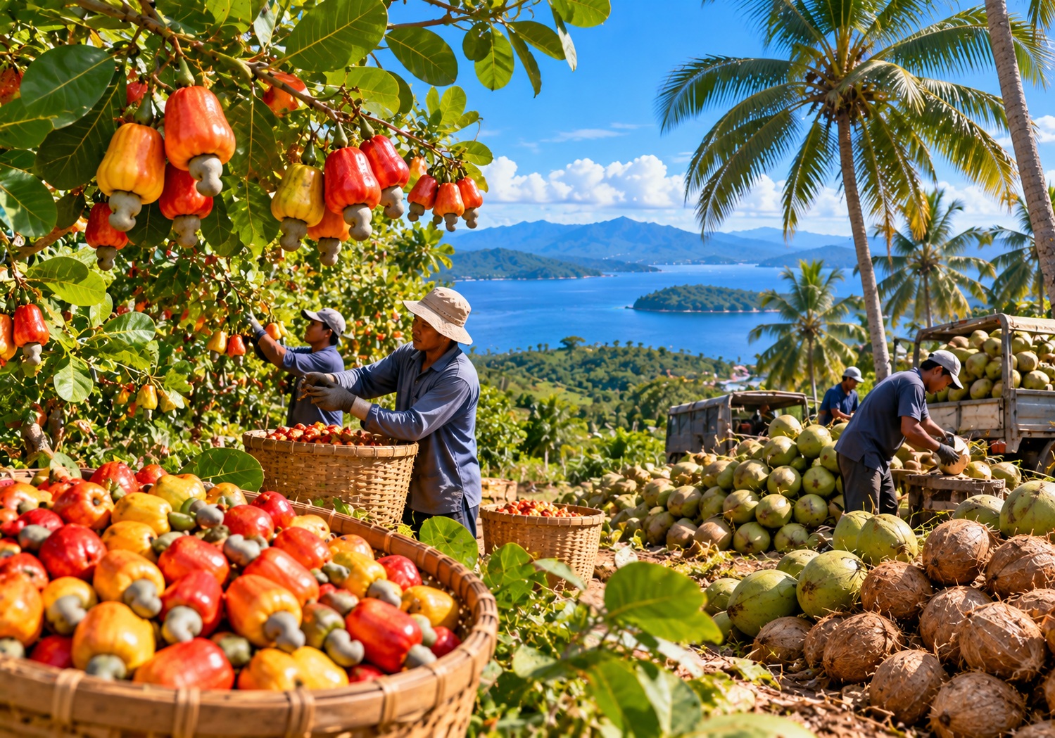Perkebunan Rakyat: Jambu Mete dan Kelapa